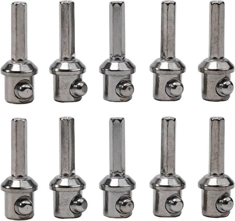 HOgardenME Drill Adapter For Chimney Cleaning Brush, Electric Drill Chimney Brush Extension Rod Adapter (10pcs) - Image 1